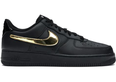 nike air 1 schwarz gold|nike air force 1 colors.